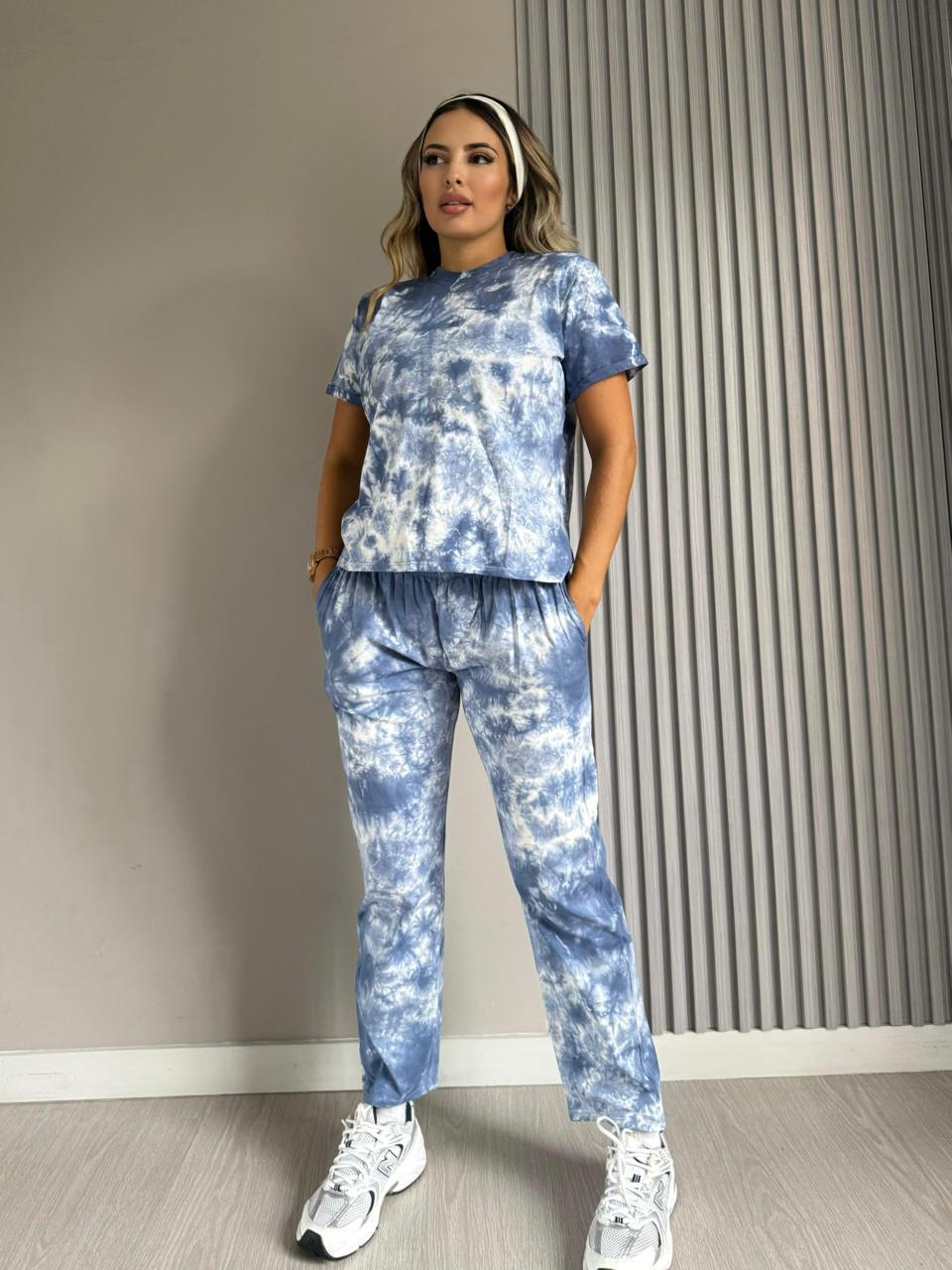 Conjunto tela fría Tie Dye