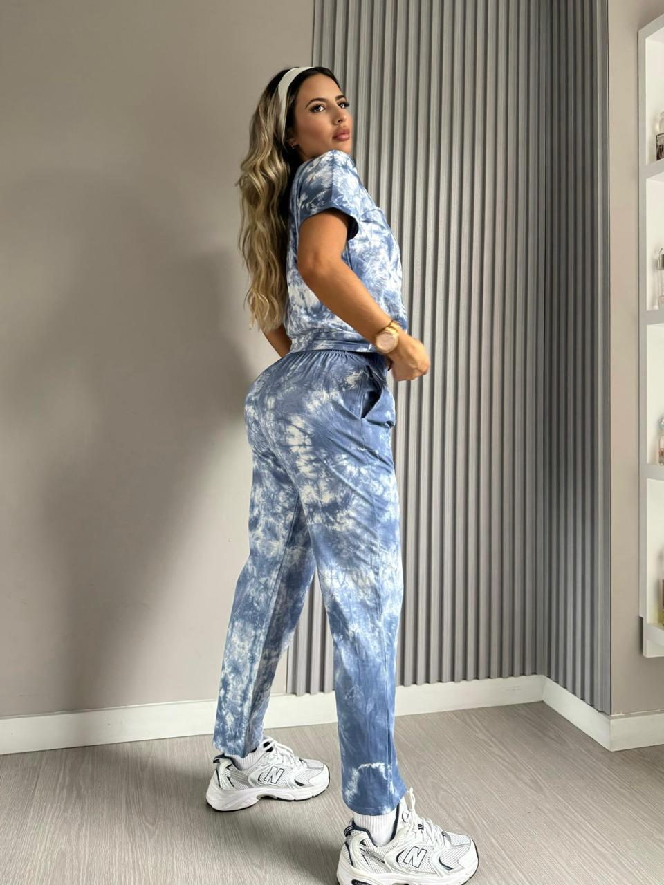 Conjunto tela fría Tie Dye