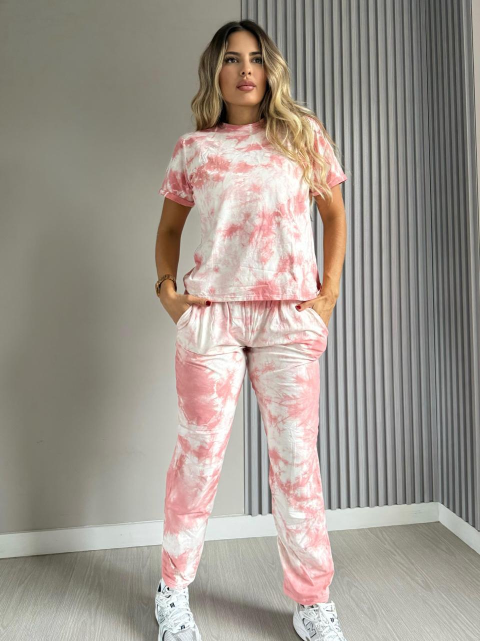 Conjunto tela fría Tie Dye